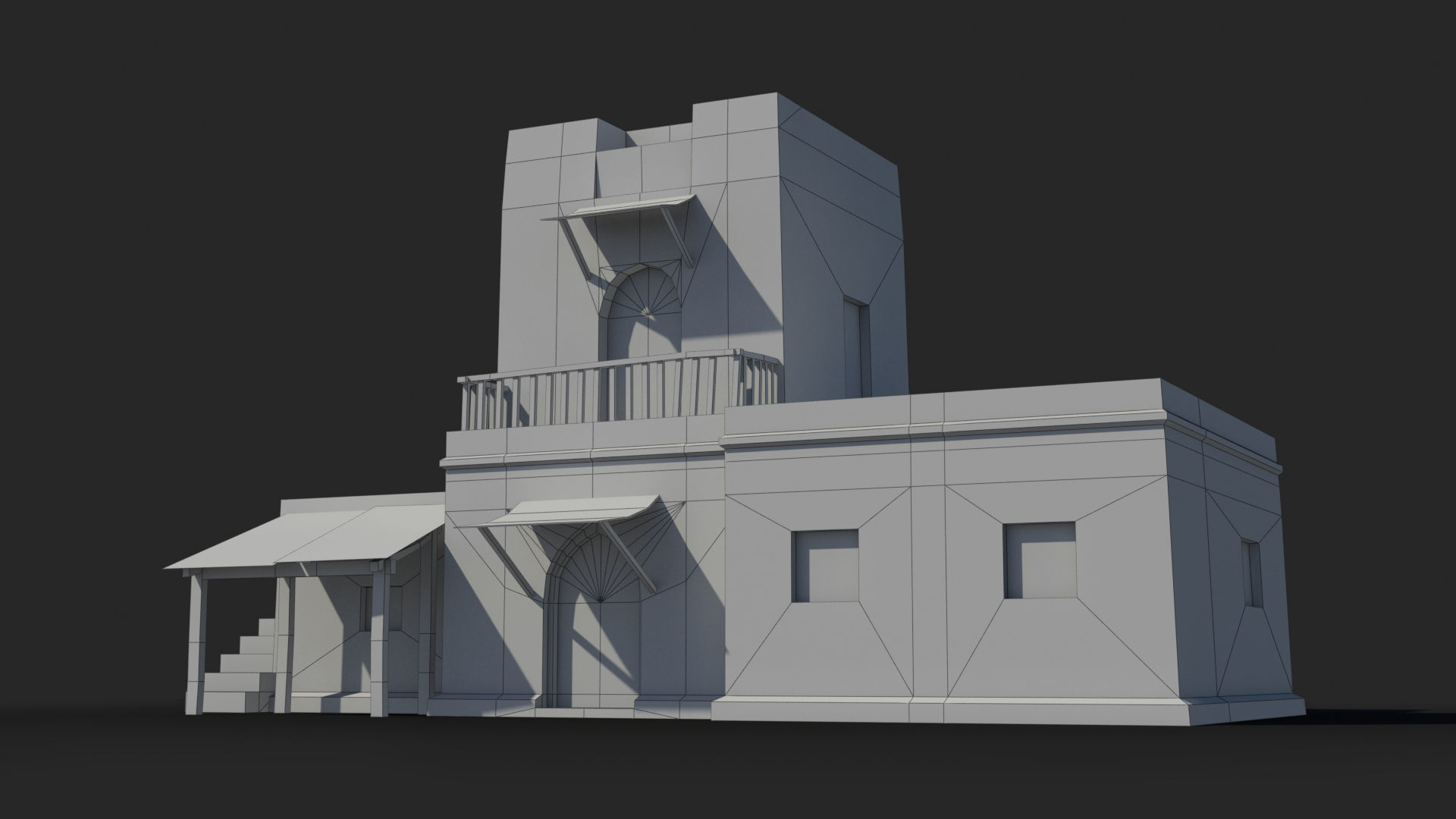Arab xx10 Low-poly 3D model_8