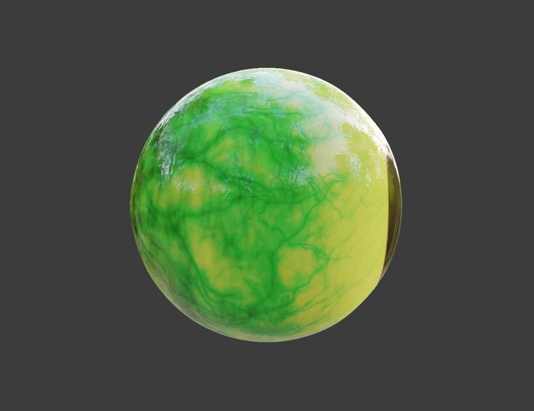 Goblin Eye Low-poly 3D model_2