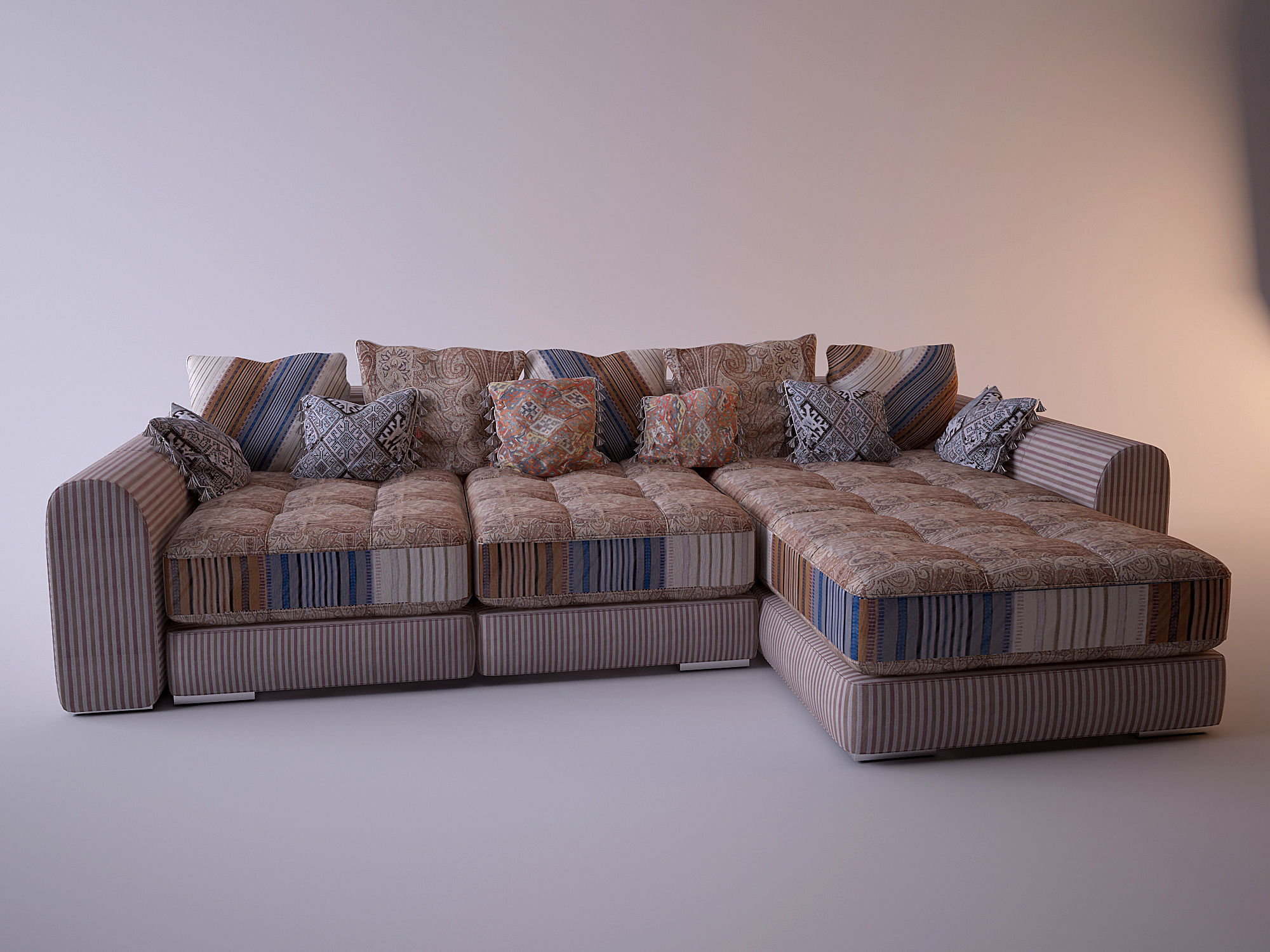 Modern Sofa Collection Vol 01   11 Items  3D model_11