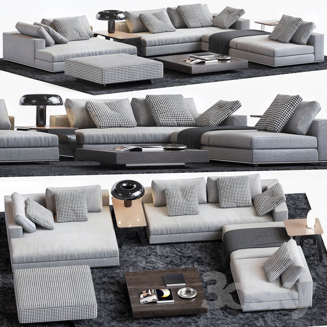Modern Sofa Collection Vol 01   11 Items  3D model_6