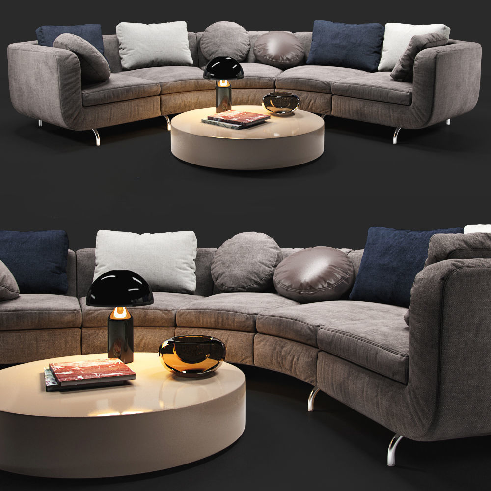 Modern Sofa Collection Vol 01   11 Items  3D model_2
