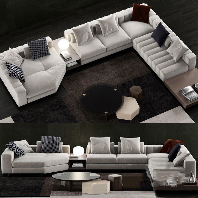 Modern Sofa Collection Vol 01   11 Items  3D model_1