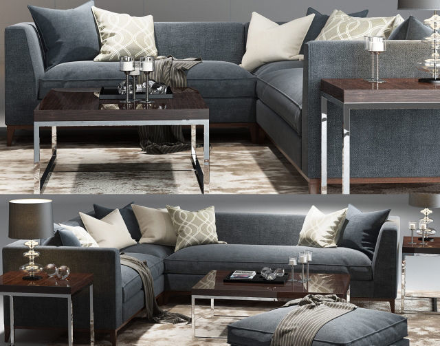 Modern Sofa Collection Vol 01   11 Items  3D model_3