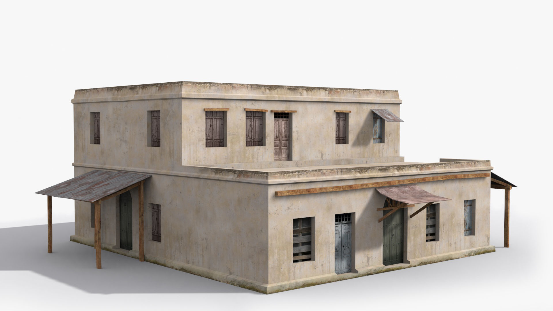 Arab xx11 Low-poly 3D model_5