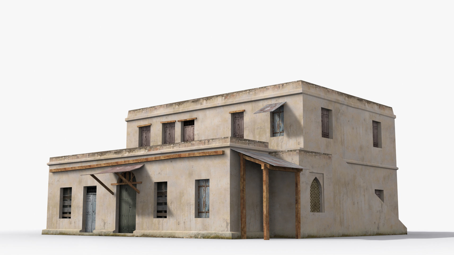 Arab xx11 Low-poly 3D model_2