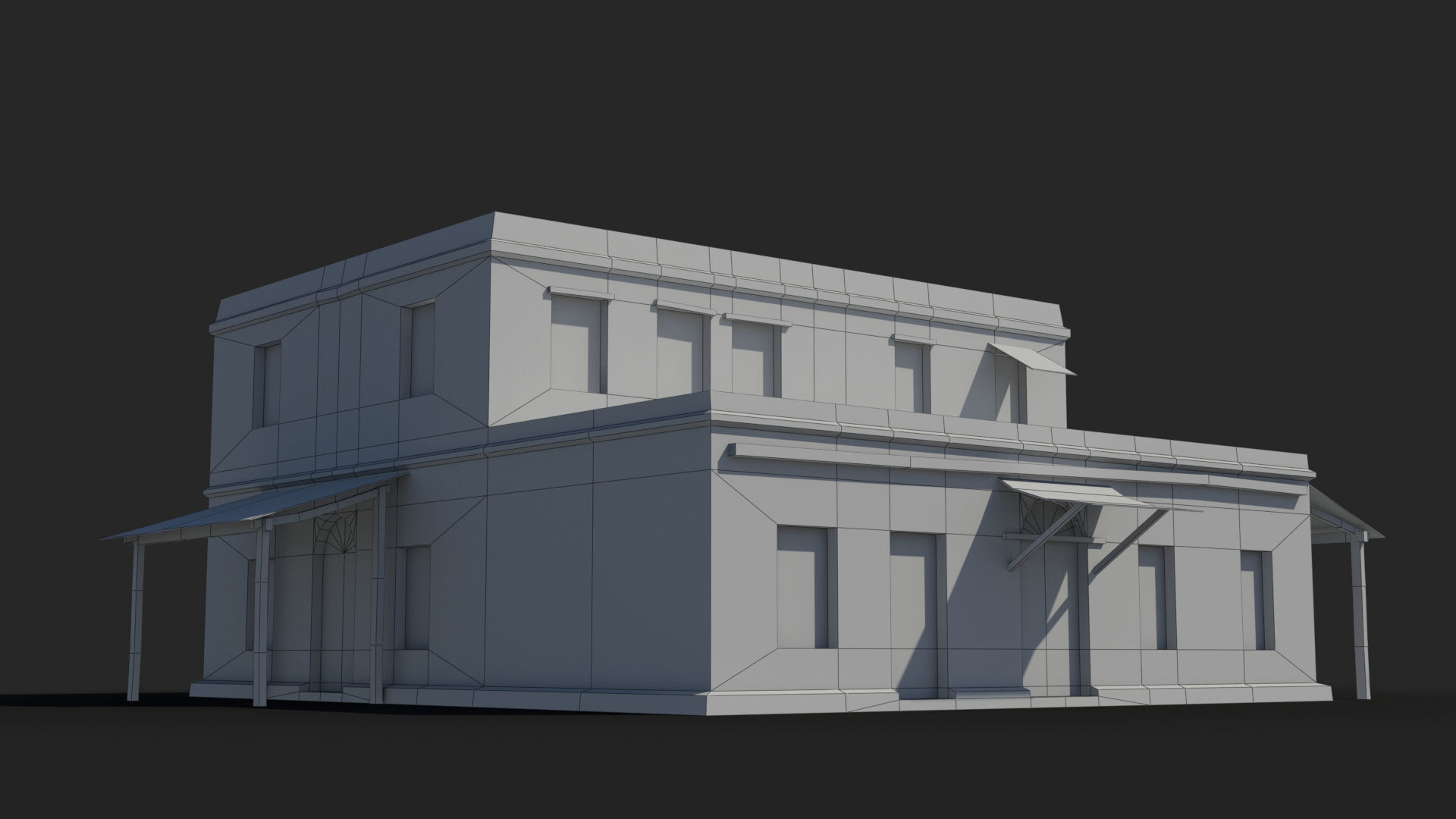 Arab xx11 Low-poly 3D model_6