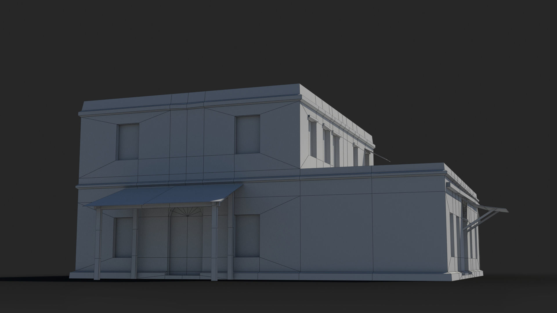 Arab xx11 Low-poly 3D model_9