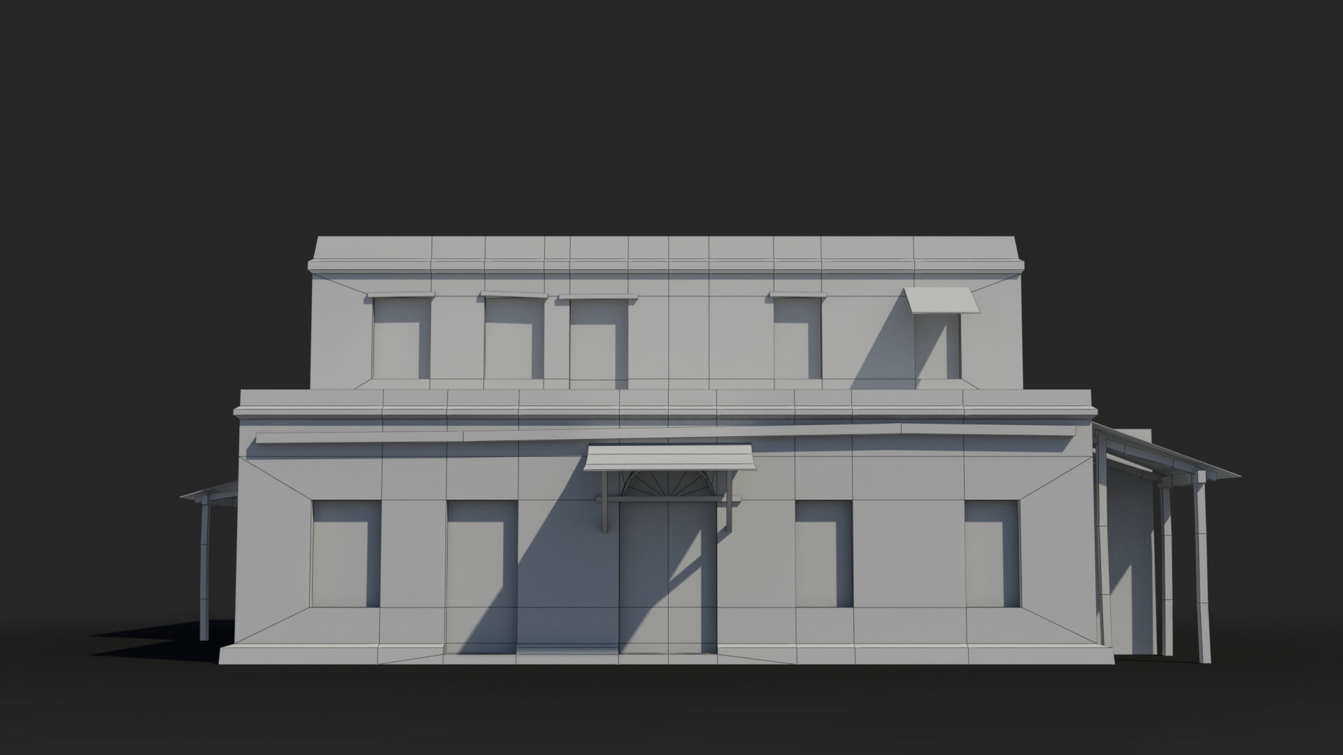 Arab xx11 Low-poly 3D model_7