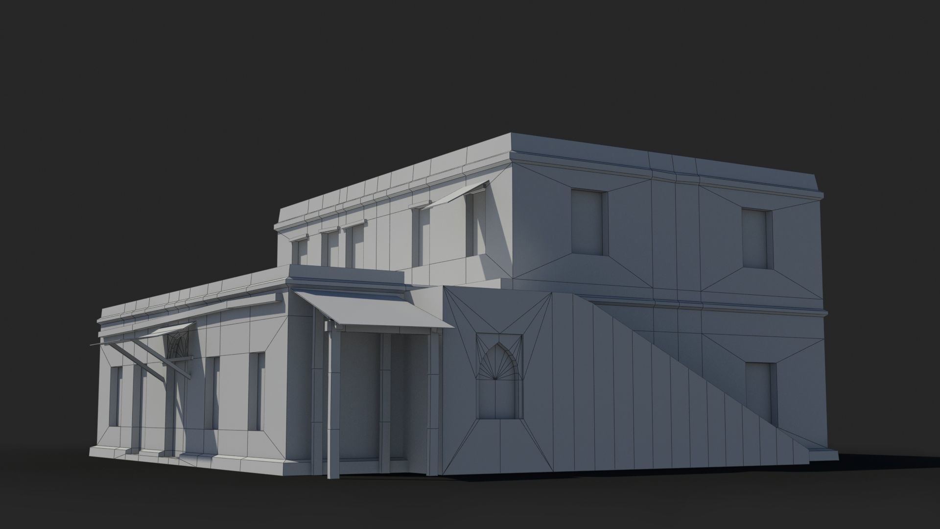 Arab xx11 Low-poly 3D model_10