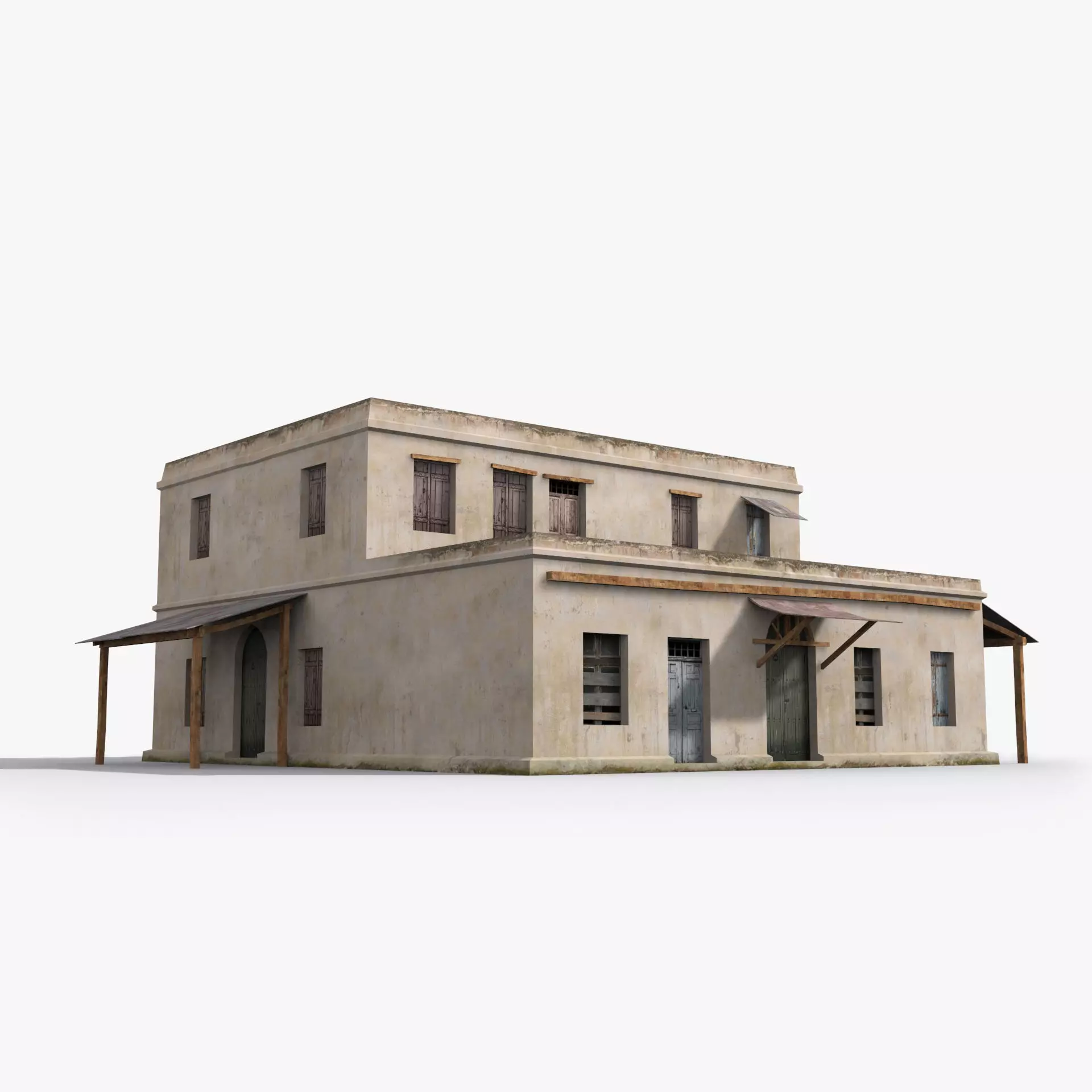 Arab xx11 Low-poly 3D model_0