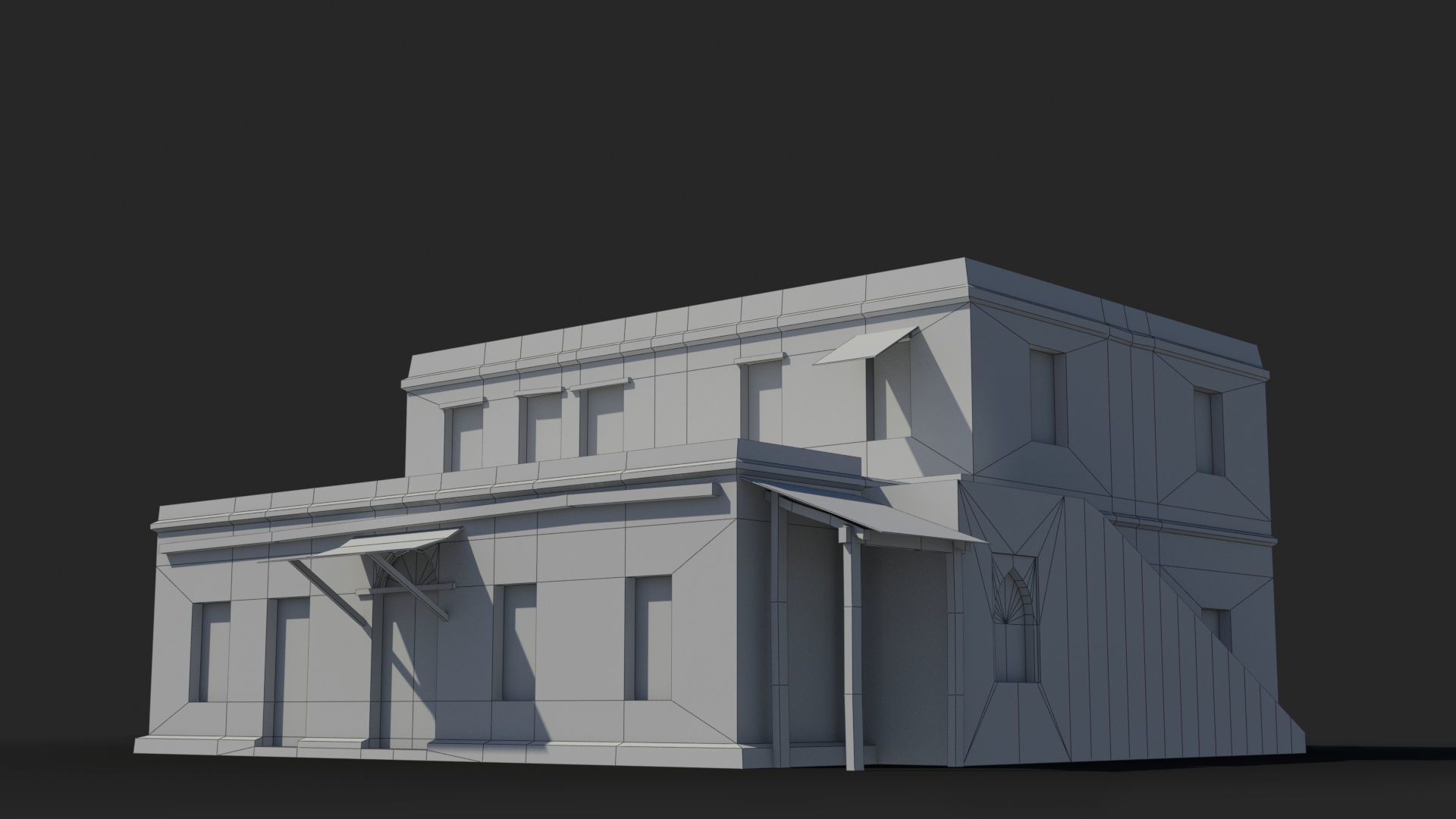 Arab xx11 Low-poly 3D model_8