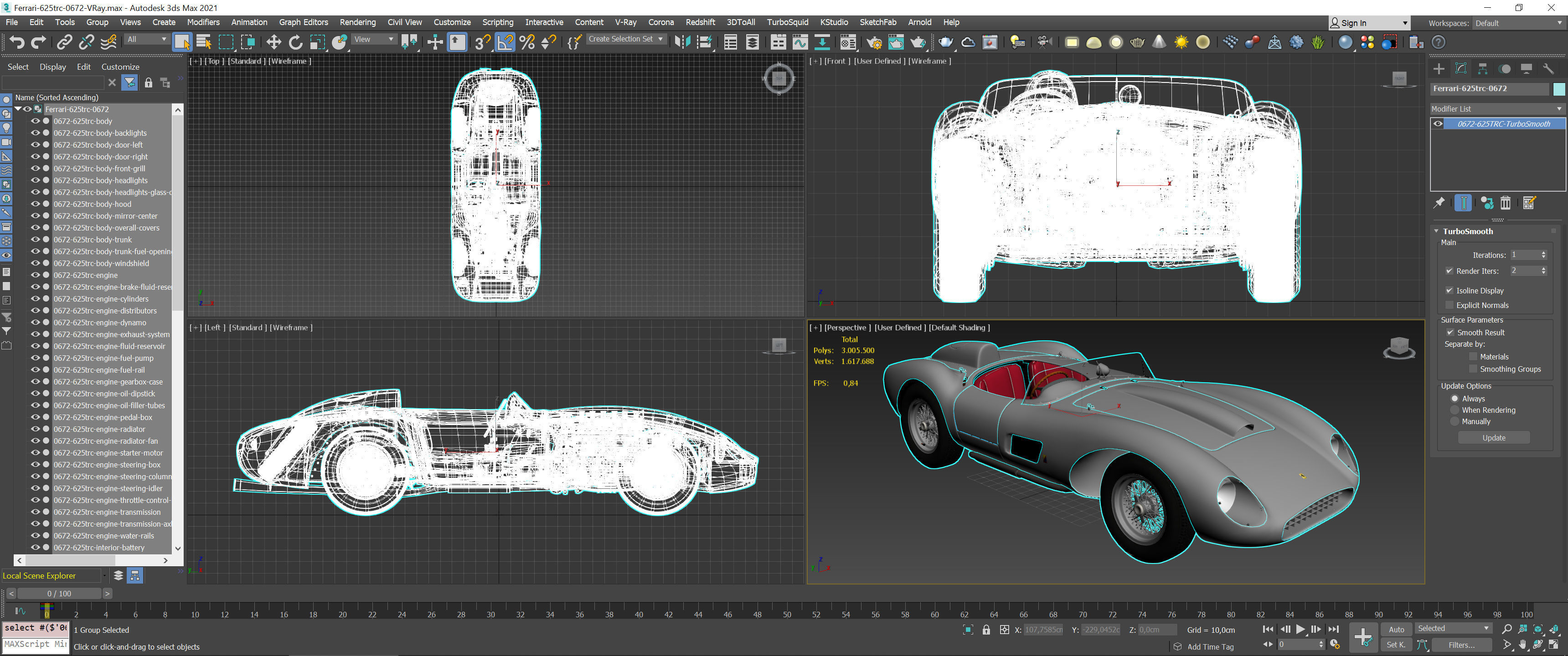 Ferrari 625 TRC Spider - 0672 MDTR 3D model_114