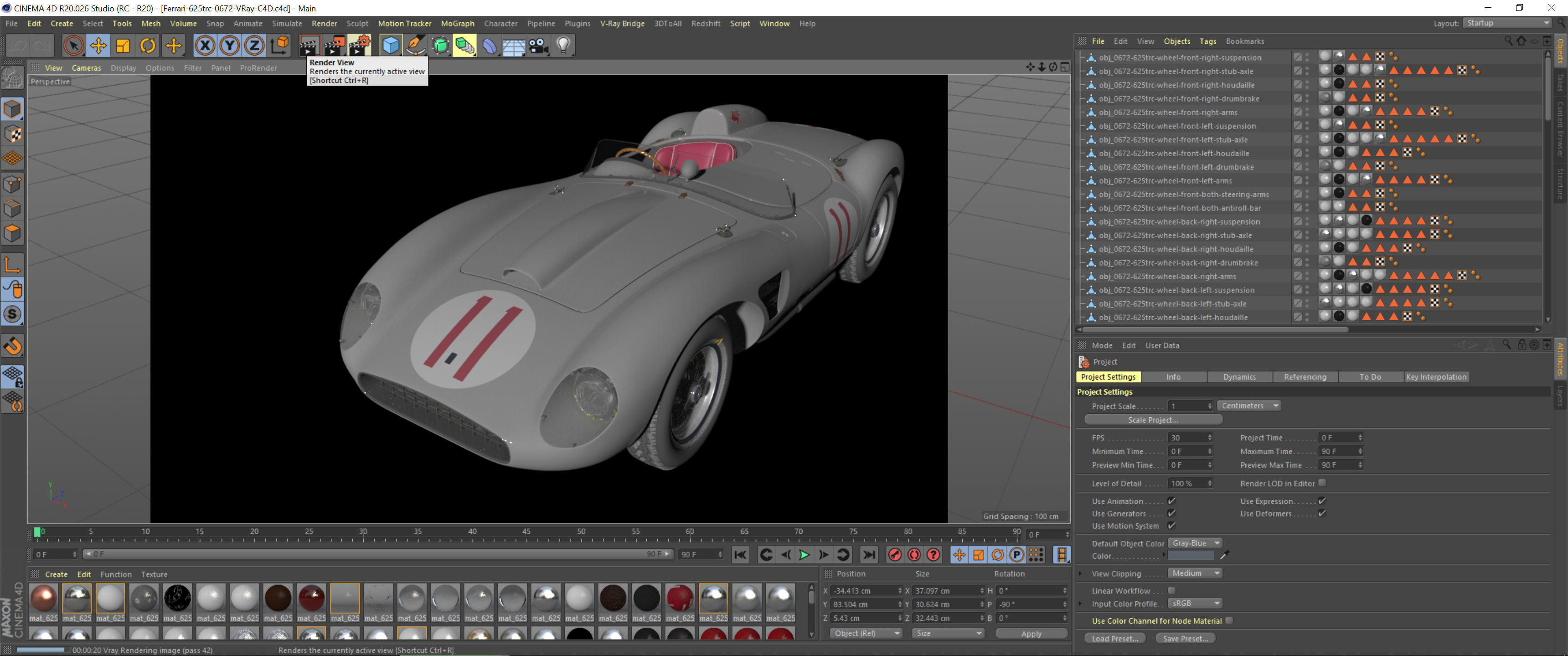 Ferrari 625 TRC Spider - 0672 MDTR 3D model_116