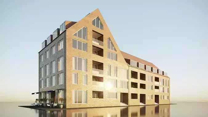 Modern residential building 01