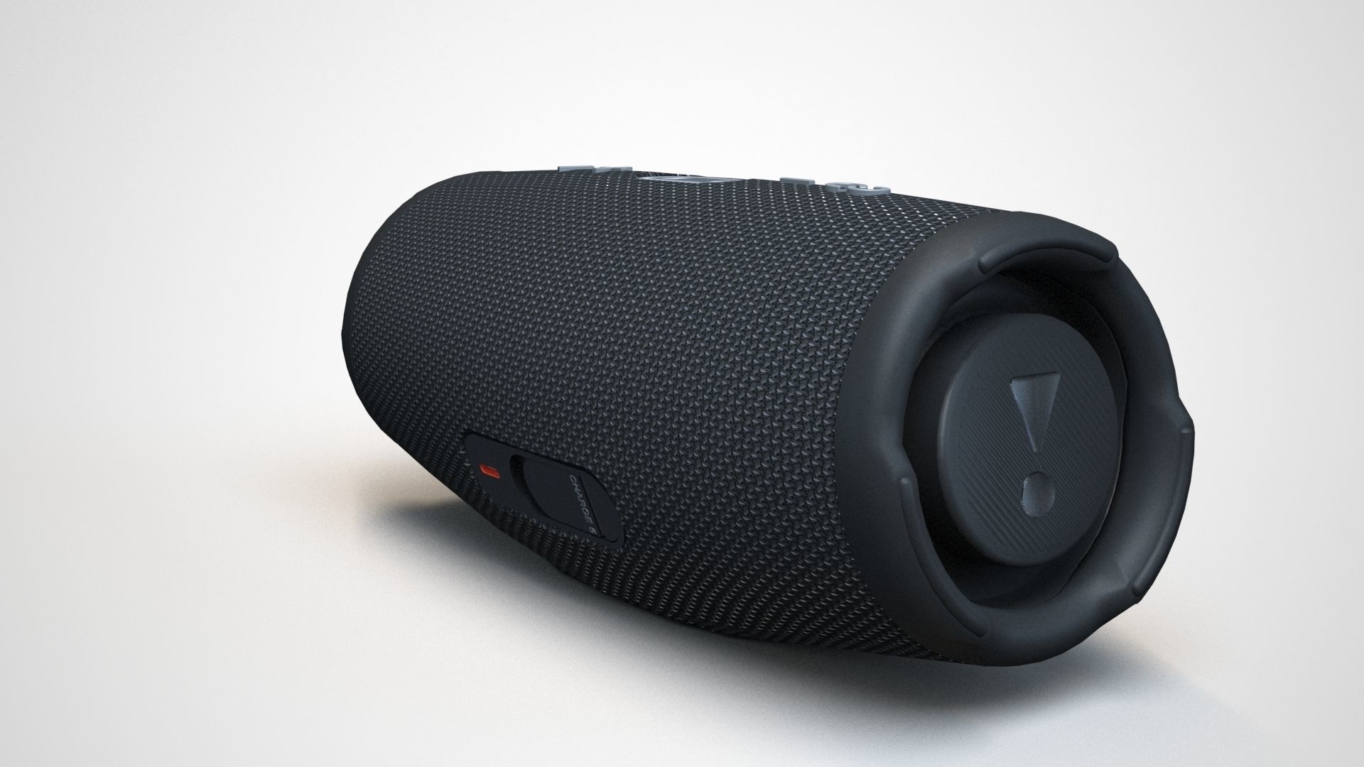 JBL Carge 5 Black Low-poly 3D model_26