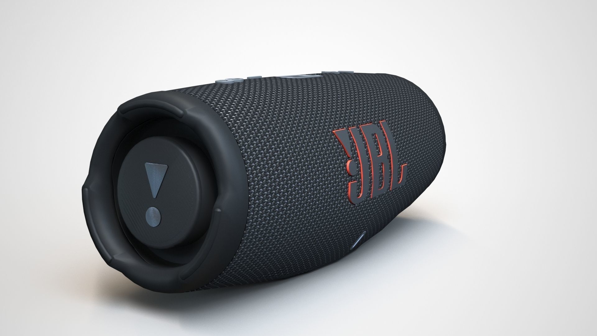 JBL Carge 5 Black Low-poly 3D model_19