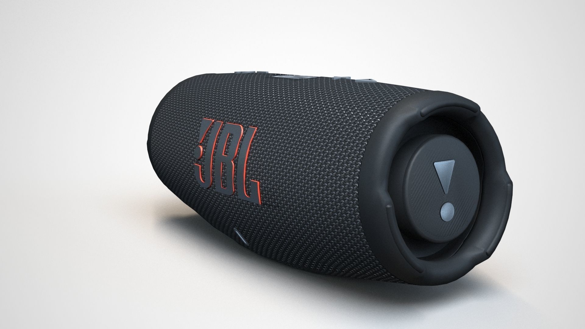 JBL Carge 5 Black Low-poly 3D model_44