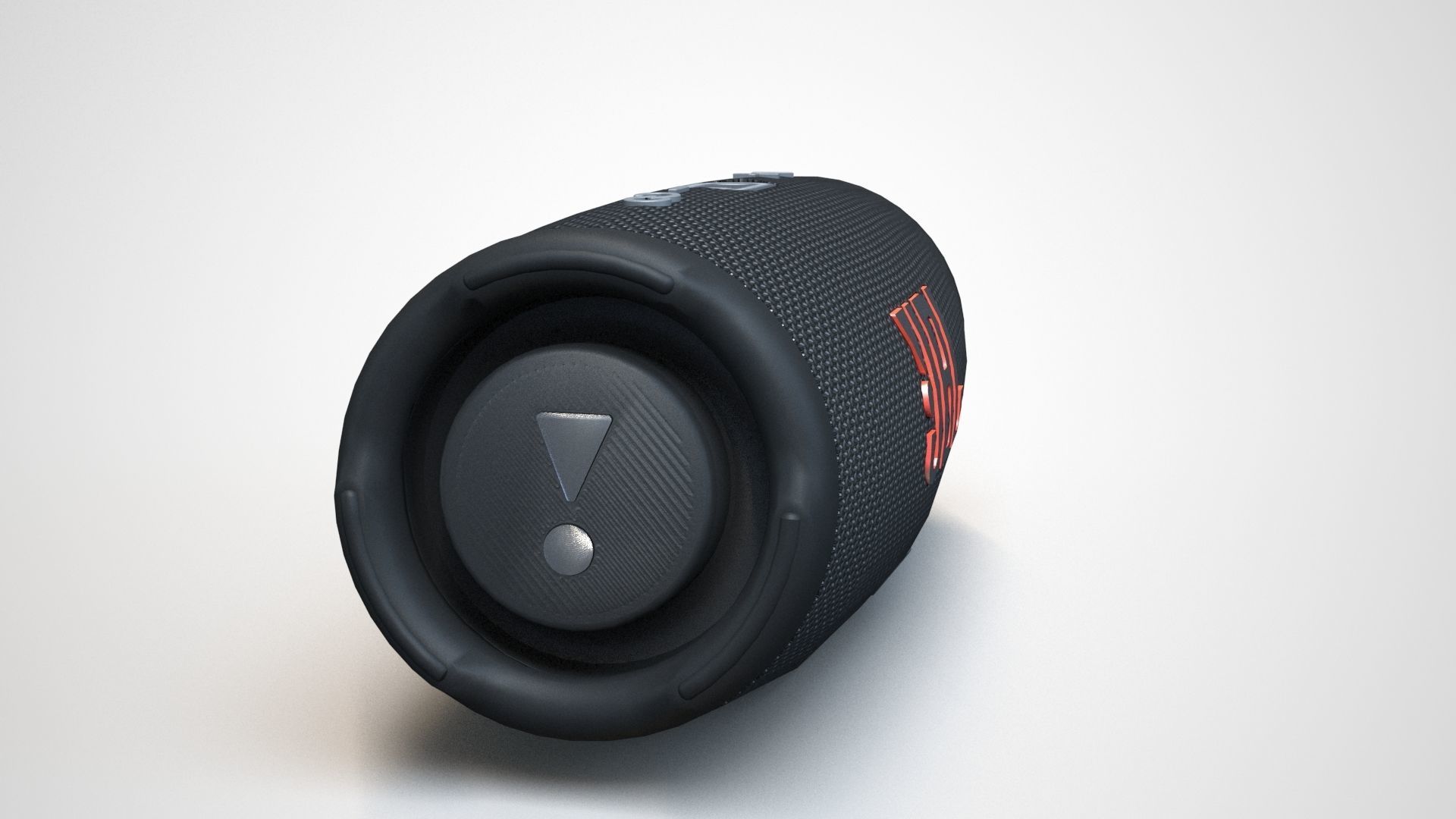 JBL Carge 5 Black Low-poly 3D model_21