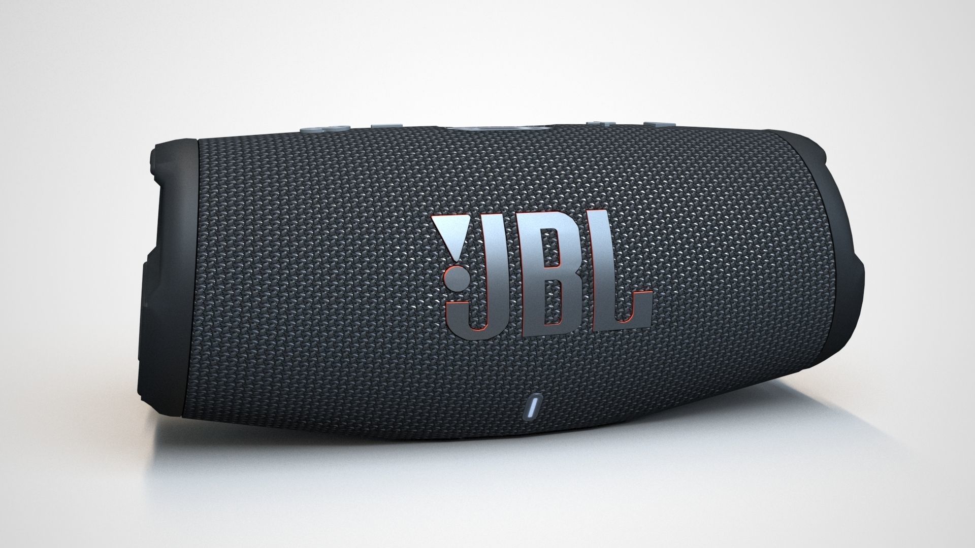 JBL Carge 5 Black Low-poly 3D model_51