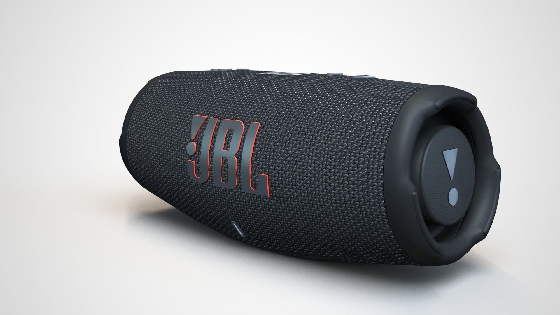 JBL Carge 5 Black Low-poly 3D model_45