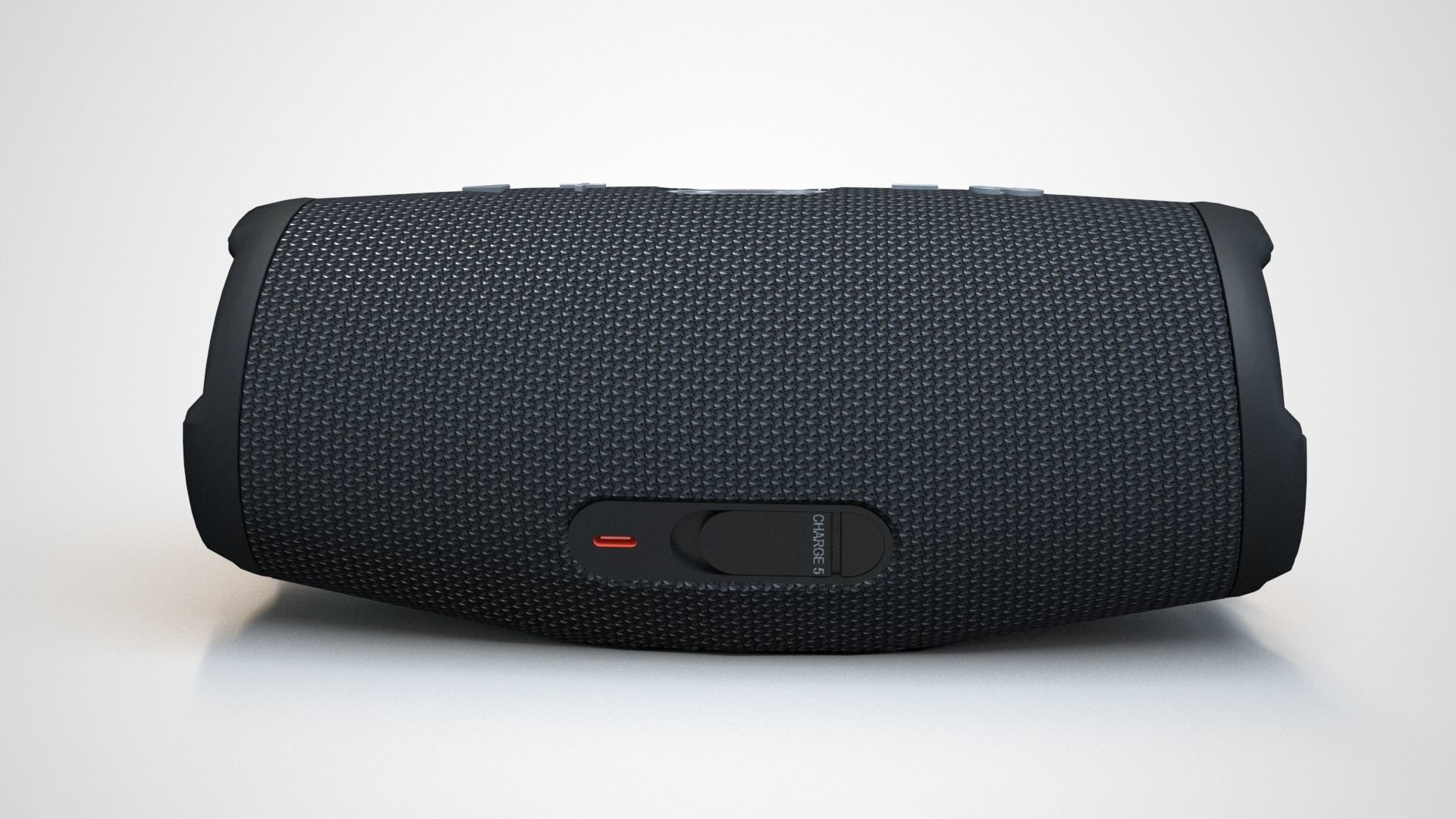 JBL Carge 5 Black Low-poly 3D model_31