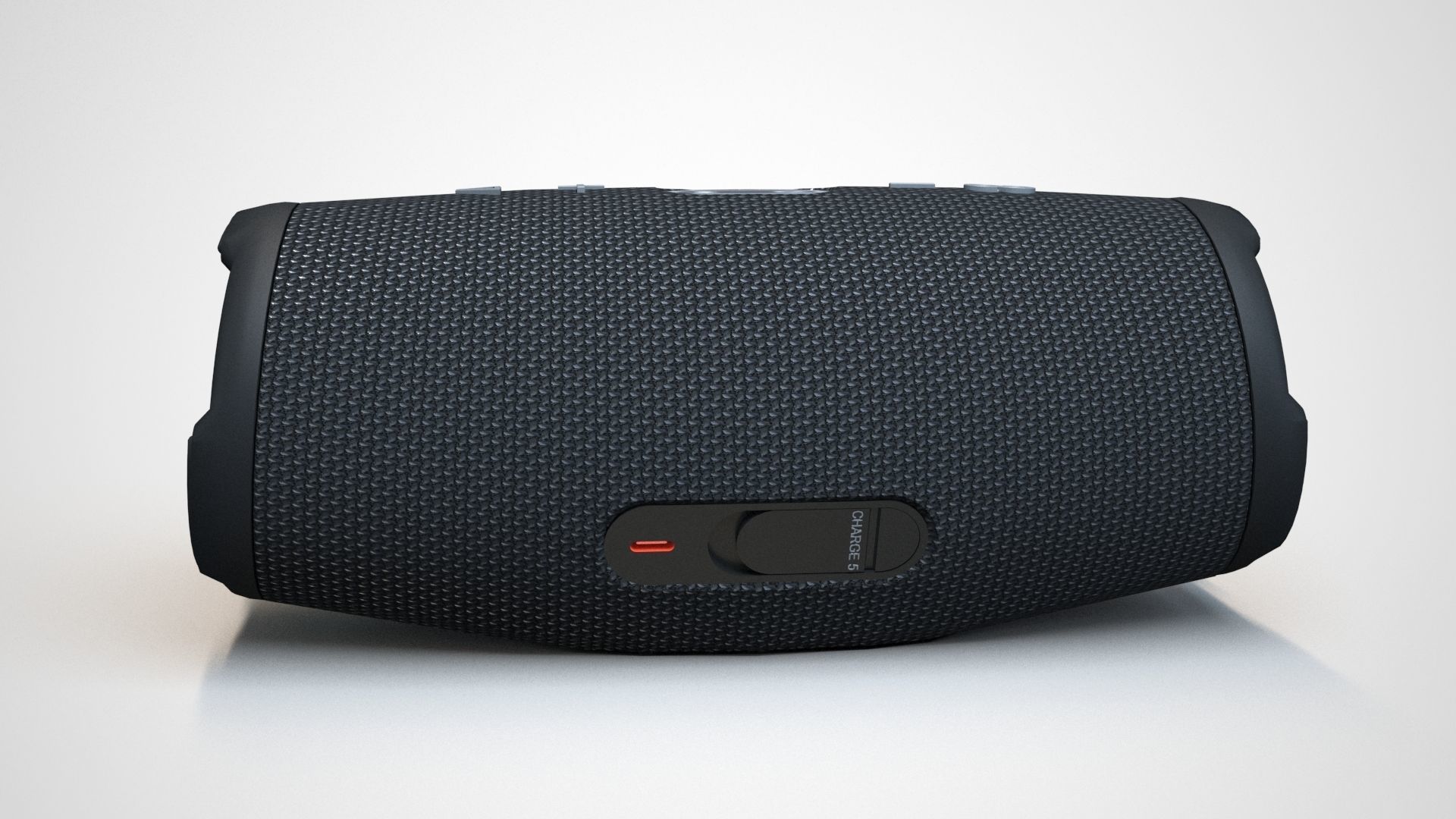 JBL Carge 5 Black Low-poly 3D model_32
