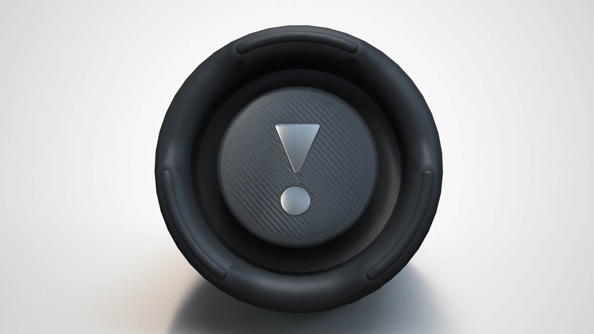 JBL Carge 5 Black Low-poly 3D model_1