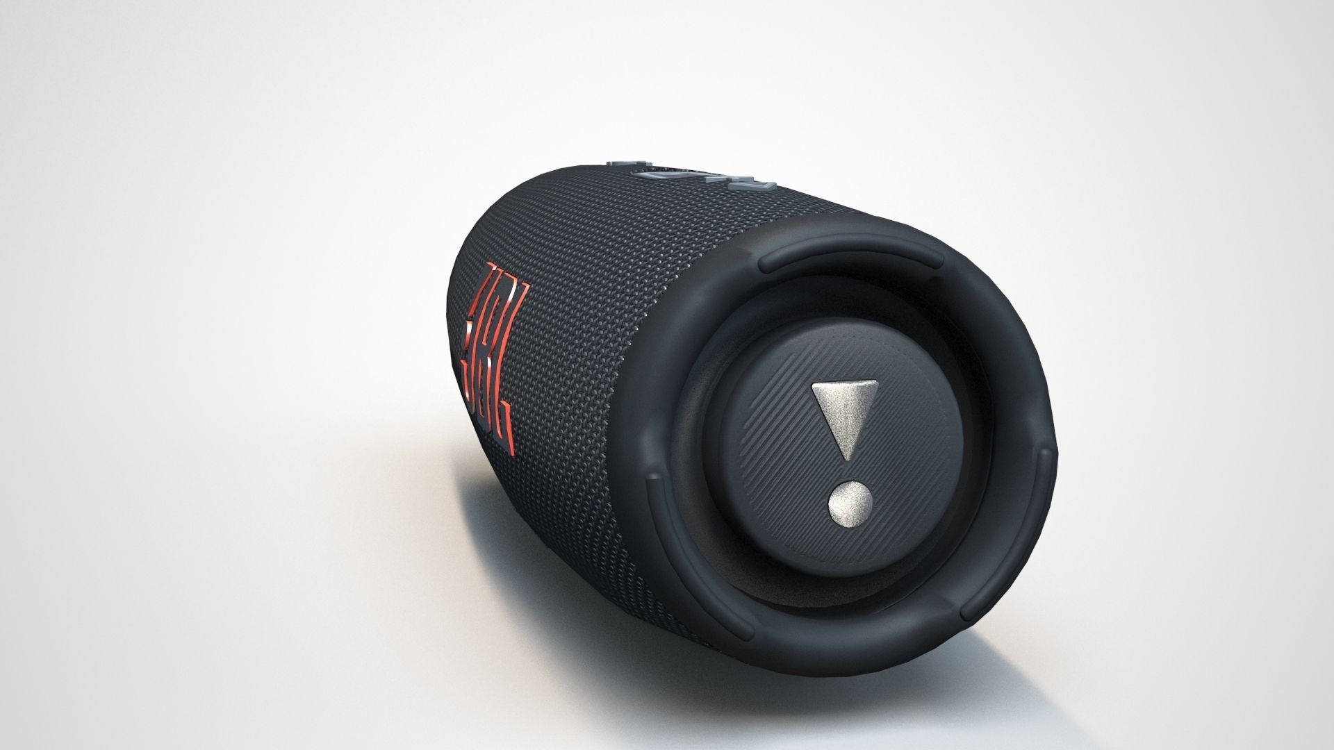 JBL Carge 5 Black Low-poly 3D model_42