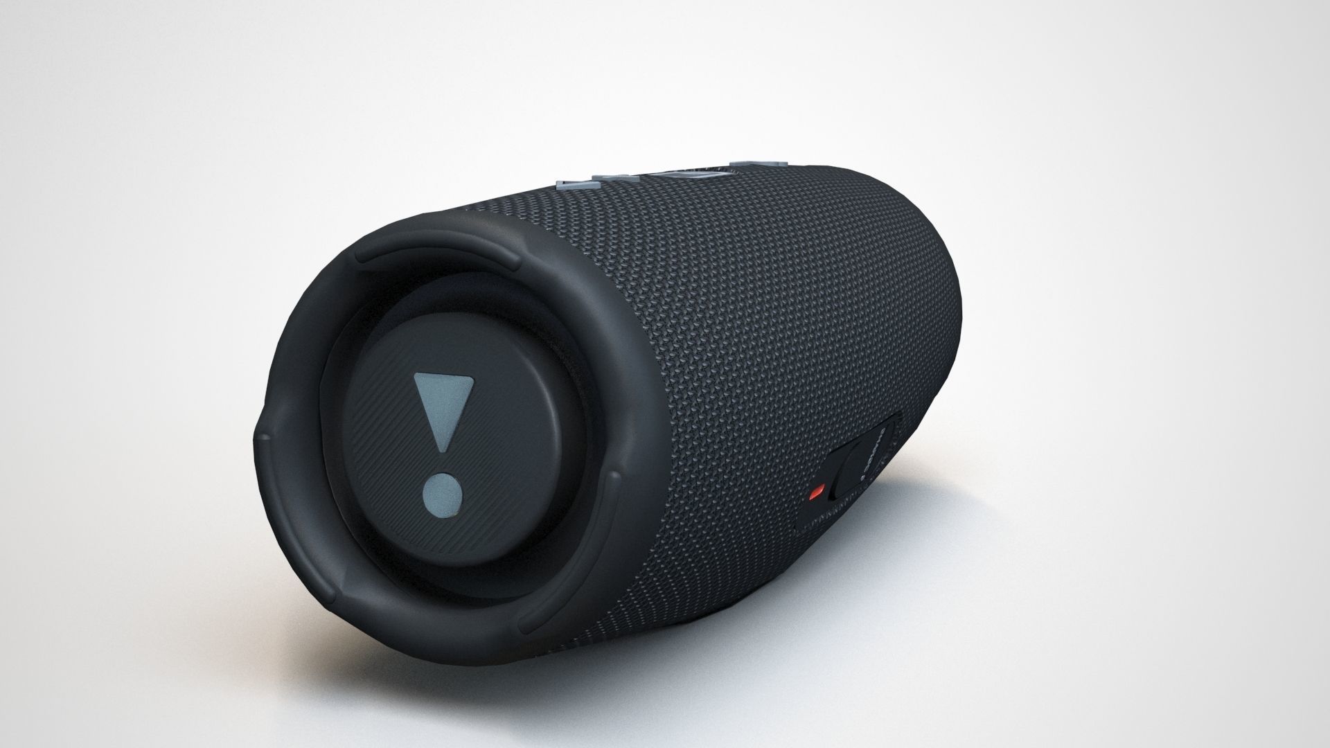 JBL Carge 5 Black Low-poly 3D model_38