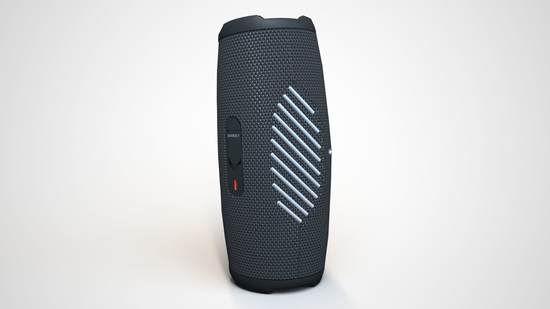 JBL Carge 5 Black Low-poly 3D model_11