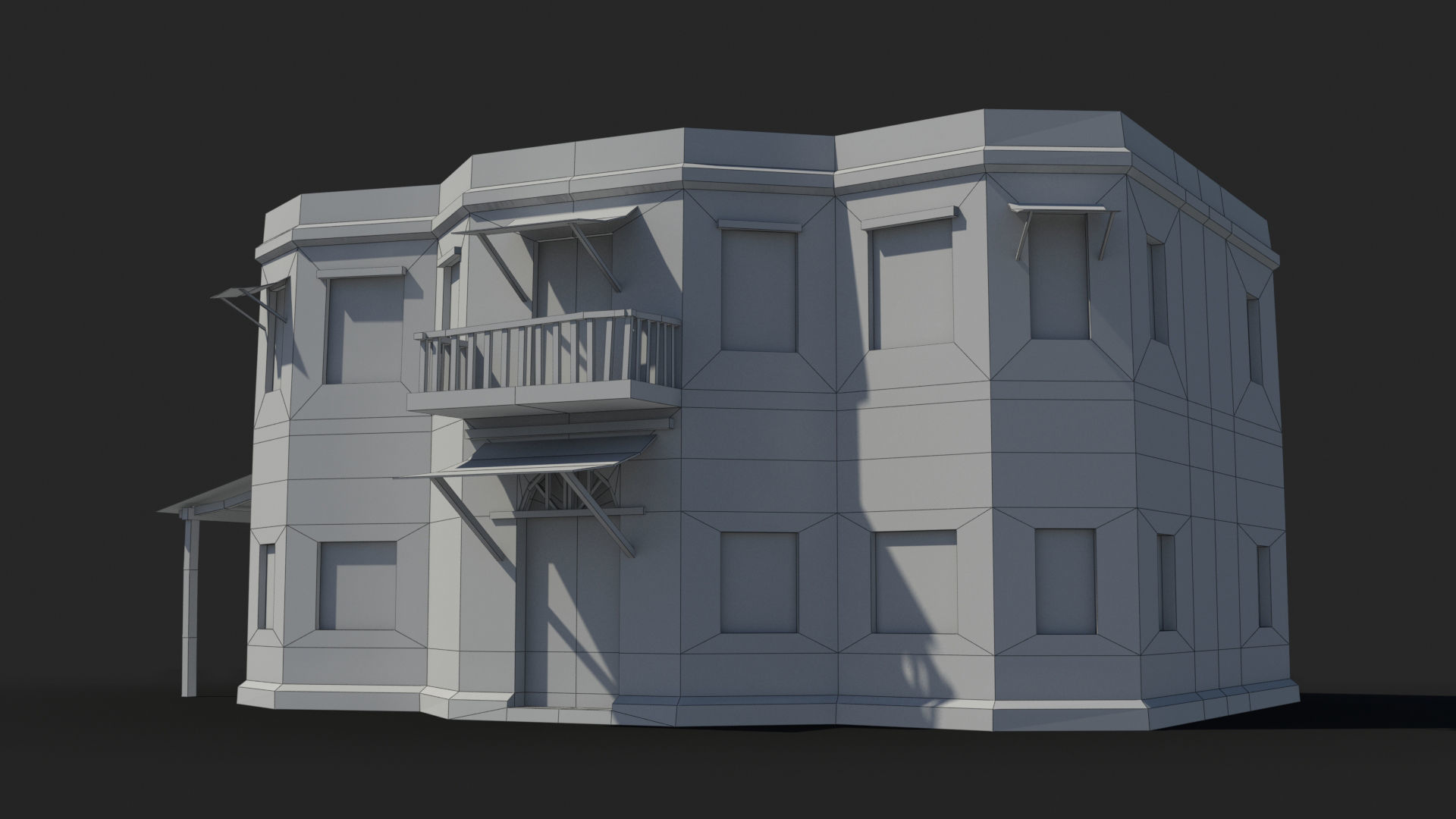 Arab xx12 Low-poly 3D model_7