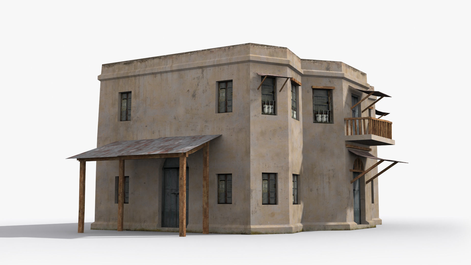 Arab xx12 Low-poly 3D model_4