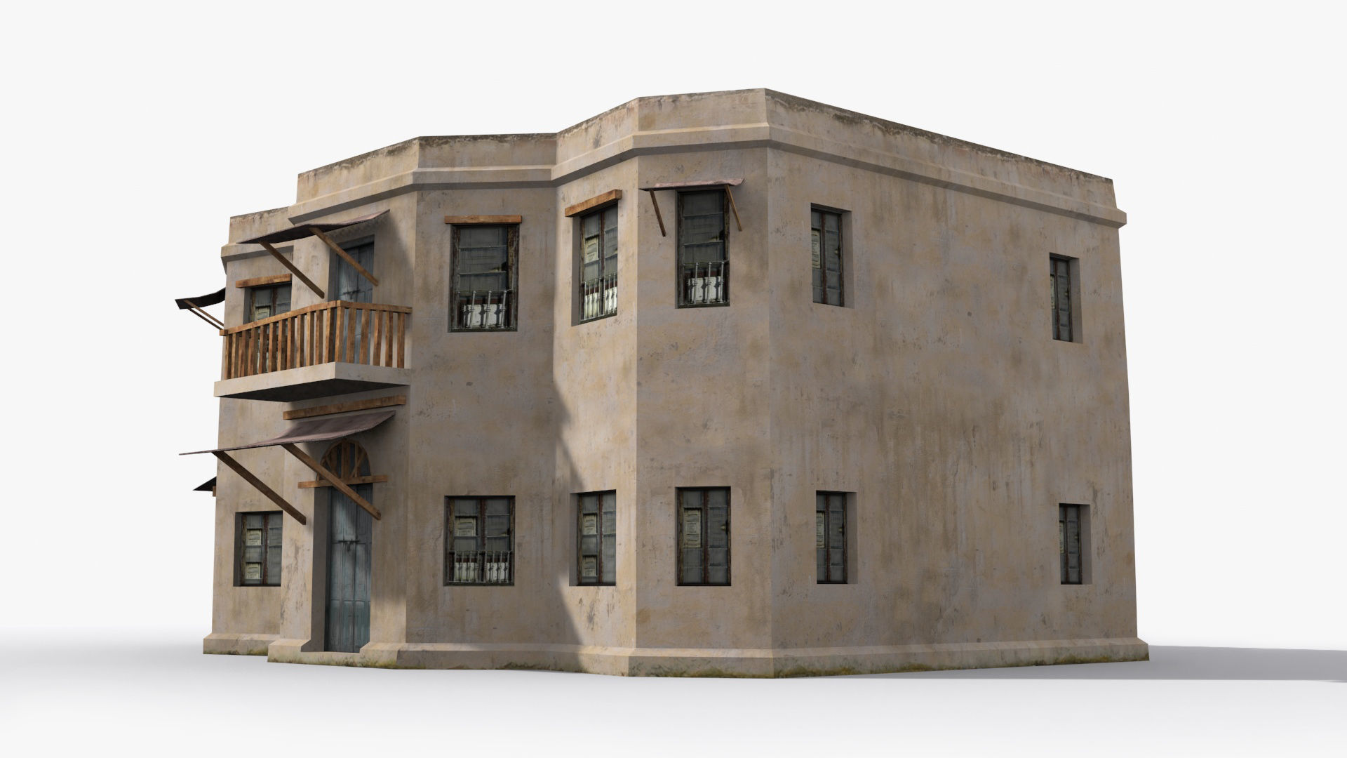 Arab xx12 Low-poly 3D model_3