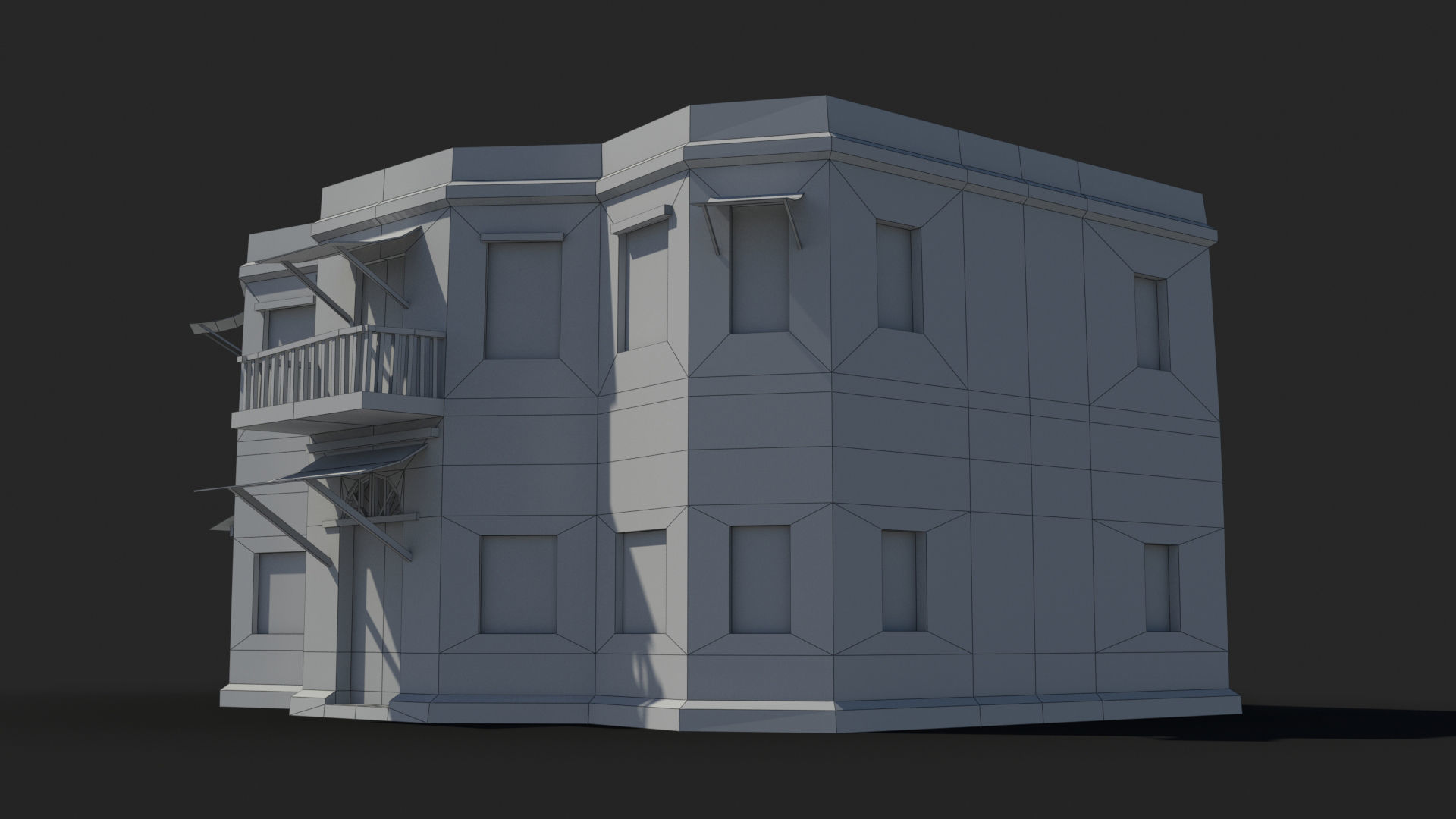 Arab xx12 Low-poly 3D model_8