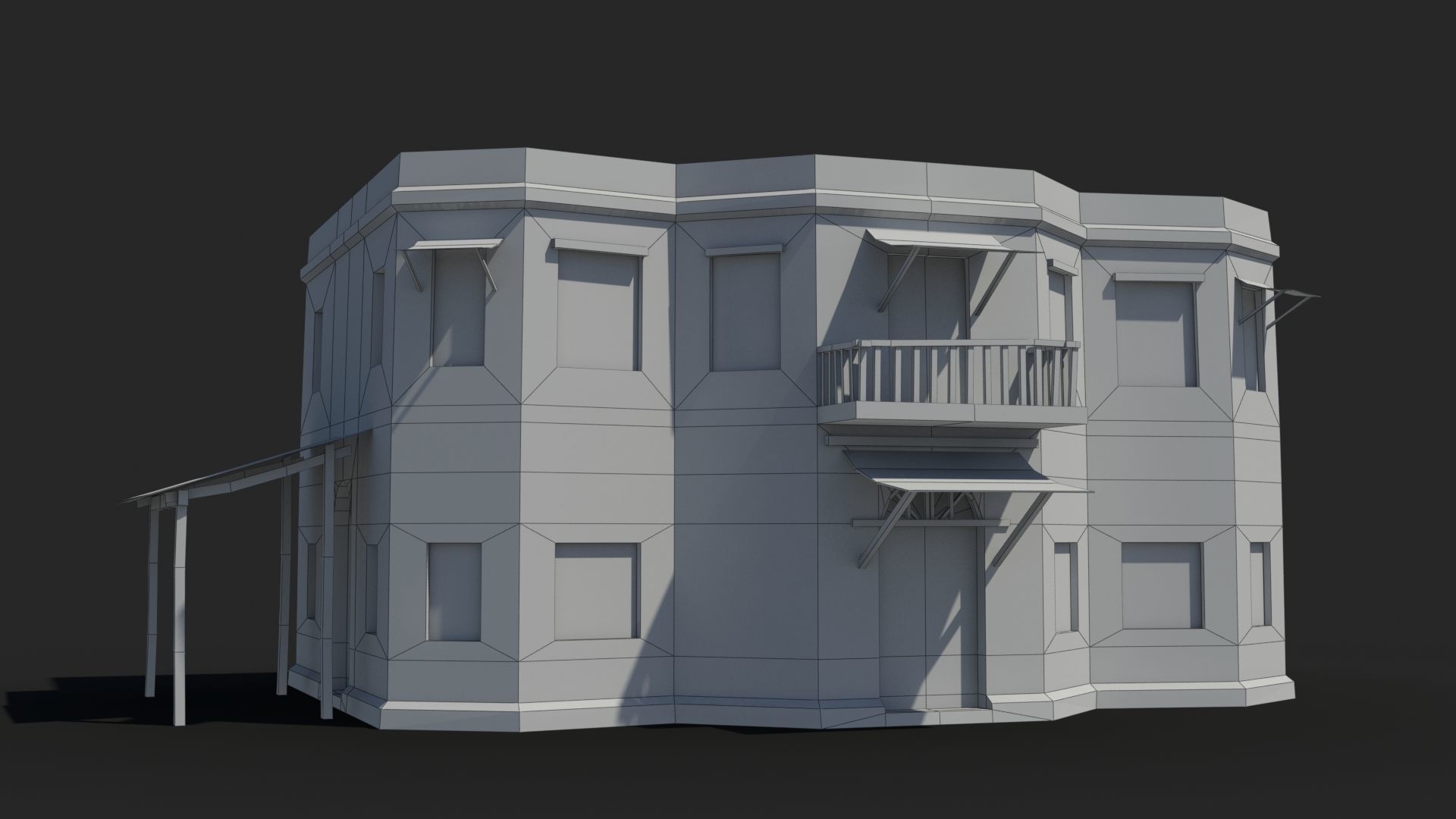 Arab xx12 Low-poly 3D model_5