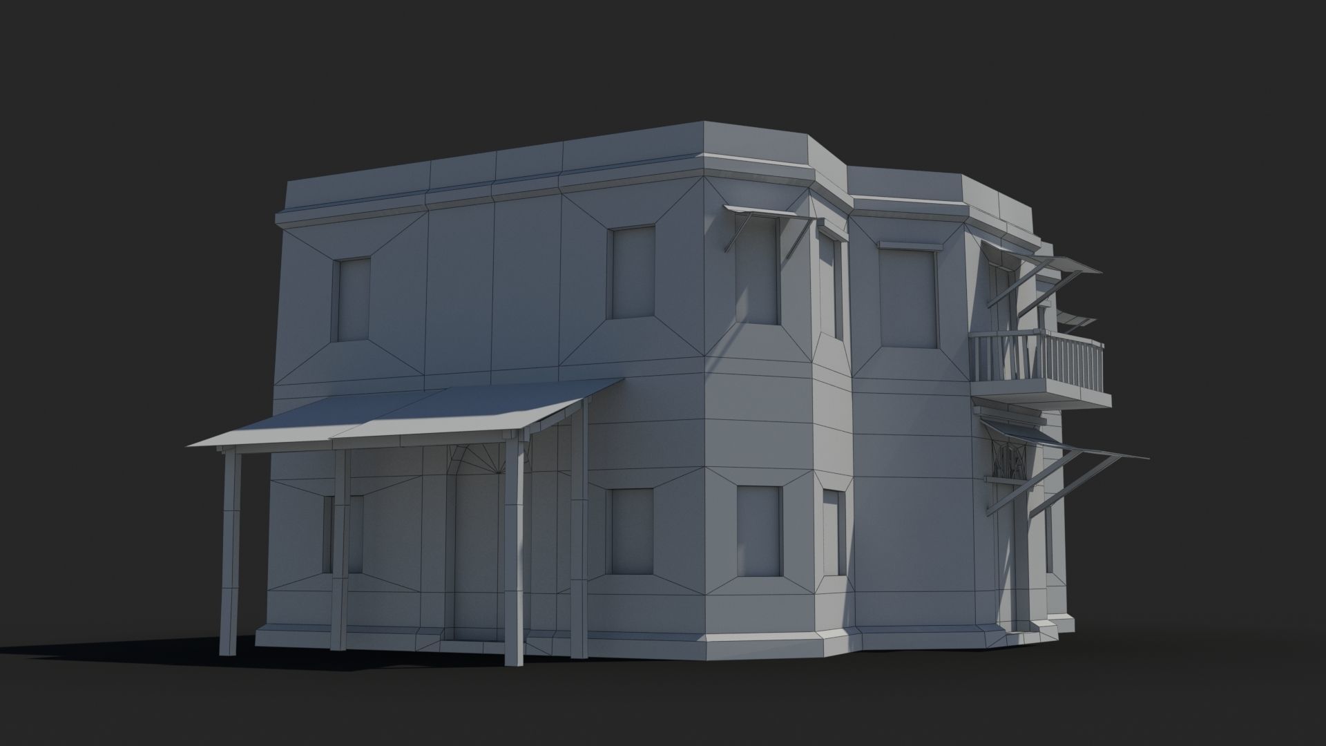 Arab xx12 Low-poly 3D model_9