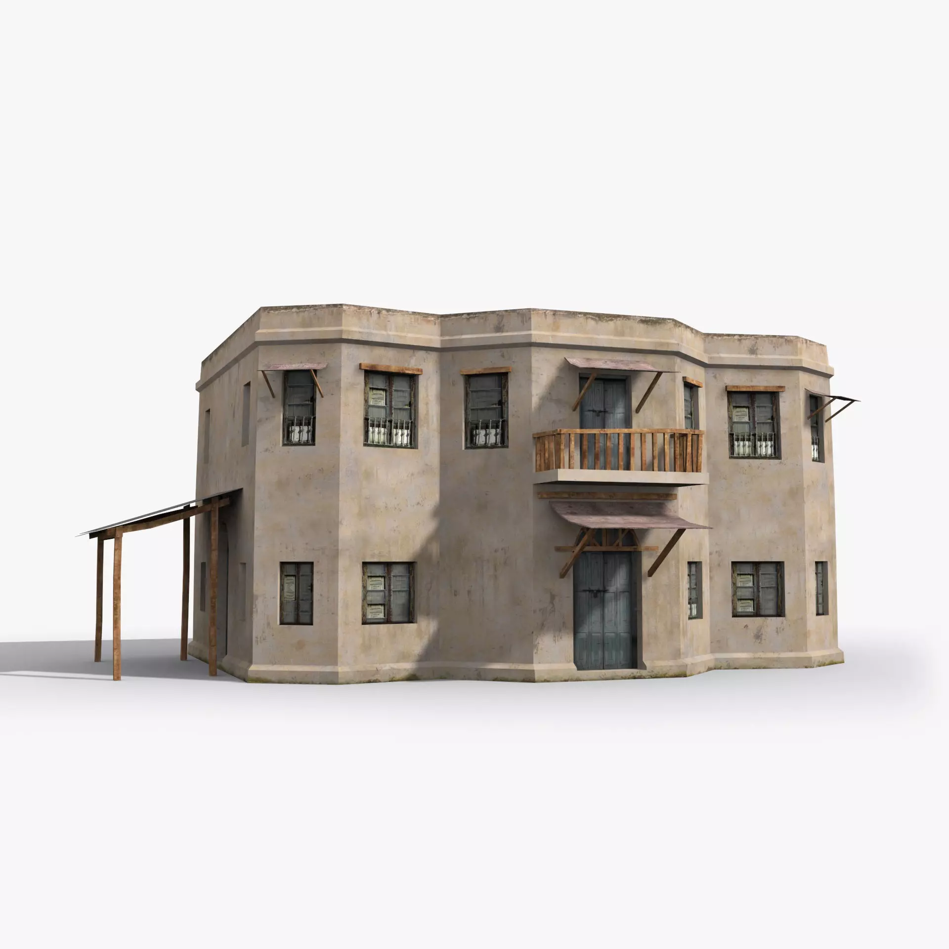 Arab xx12 Low-poly 3D model_0