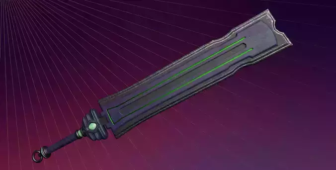 Heavy sword 3D model