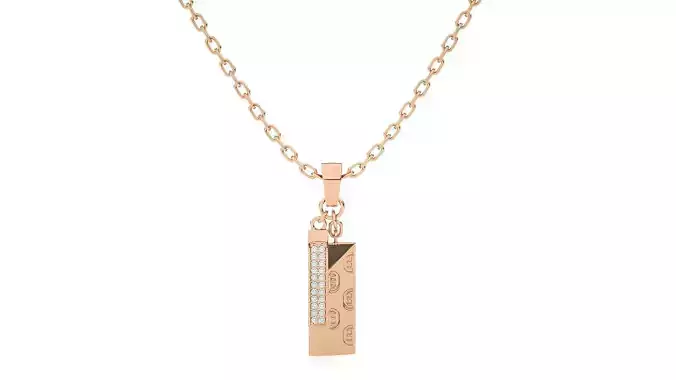 Women pendant 3dm stl render detail 