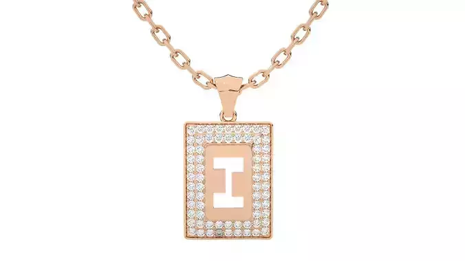 Women pendant 3dm stl render detail 