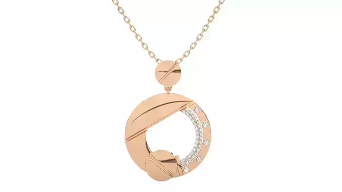 Women pendant 3dm stl render detail 