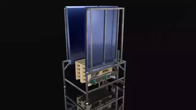 Pallet Dispenser Robot 3D model