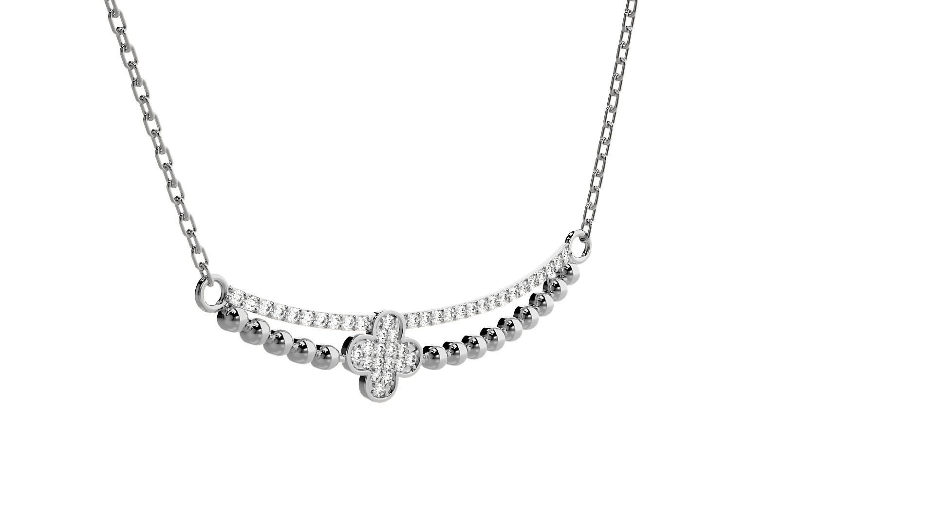 Women branded pendant 3dm stl render detail  3D print model_6