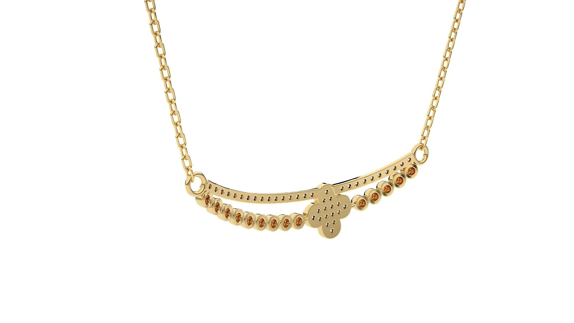 Women branded pendant 3dm stl render detail  3D print model_12