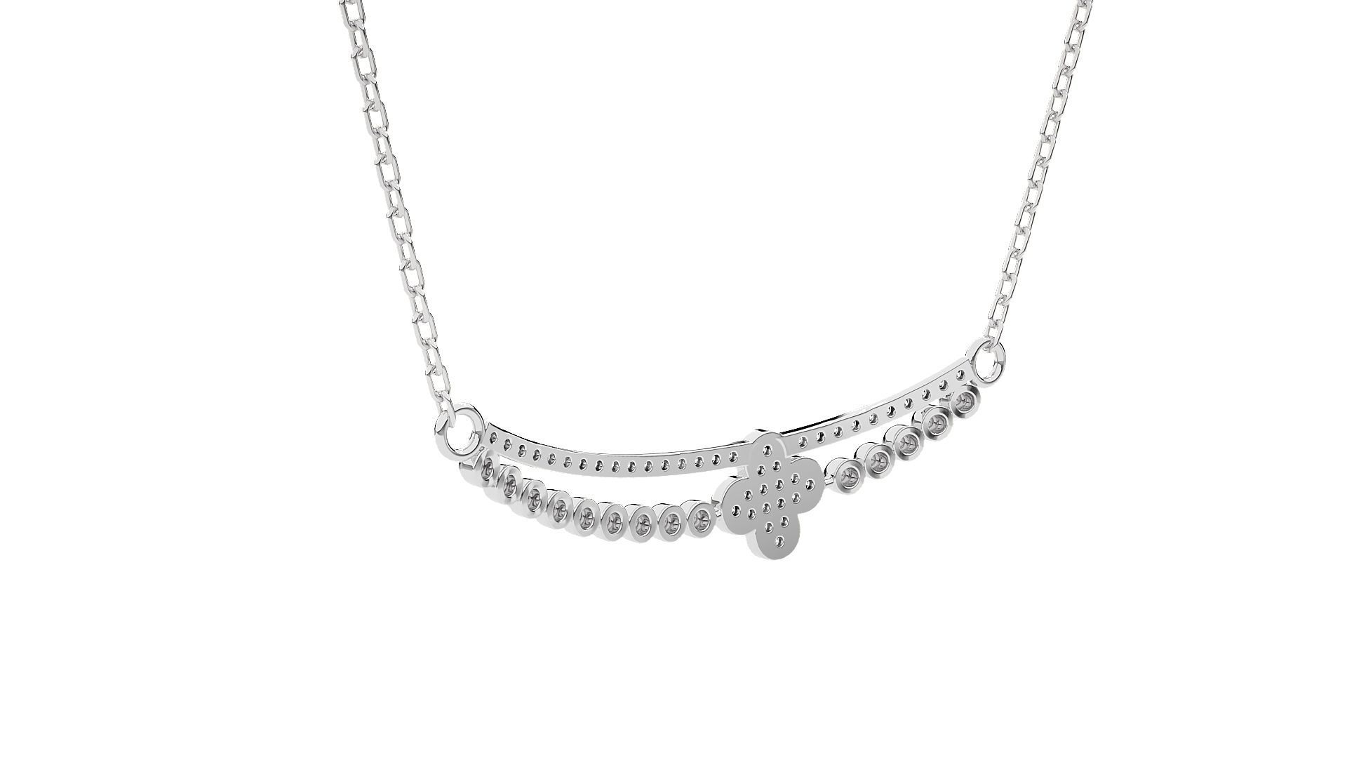 Women branded pendant 3dm stl render detail  3D print model_8