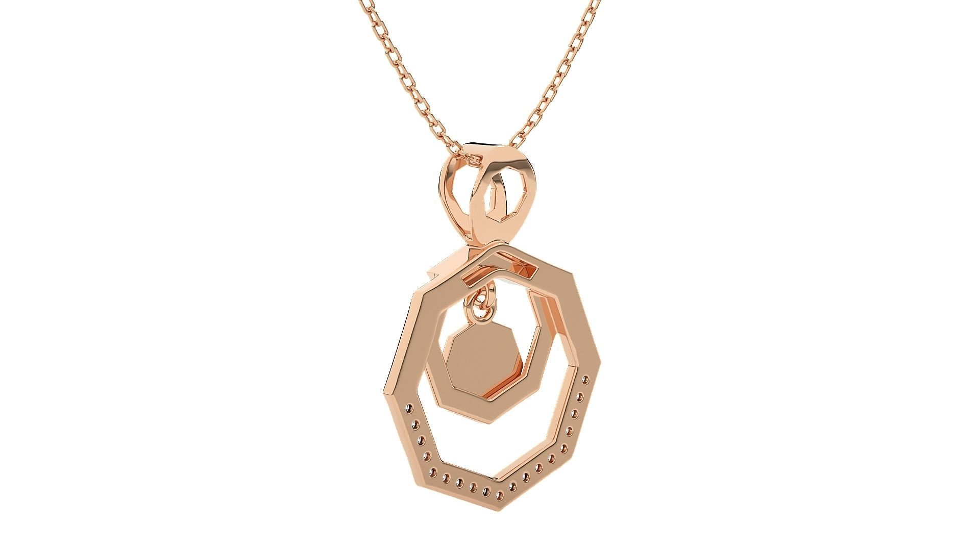 Women Dancing plate pendant 3dm stl render detail  3D print model_4