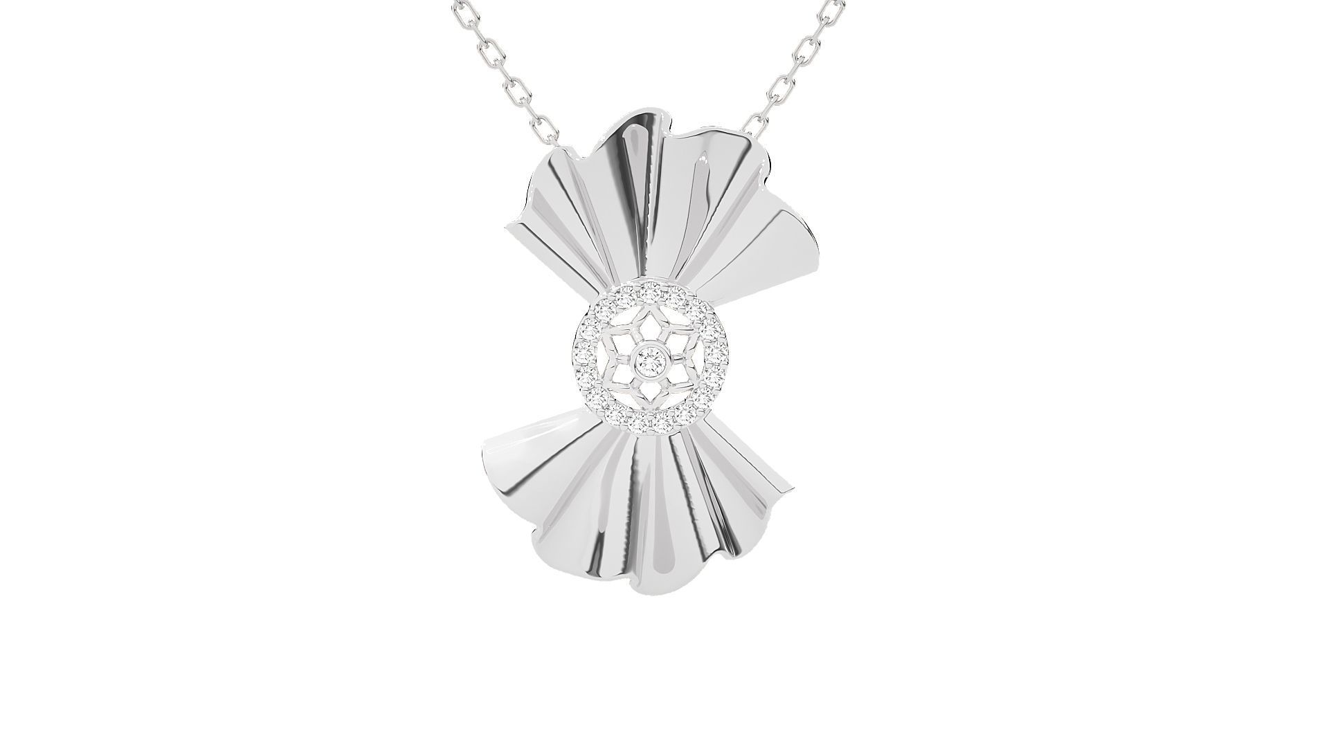 Women Tie Bow pendant 3dm stl render detail 3D print model_5