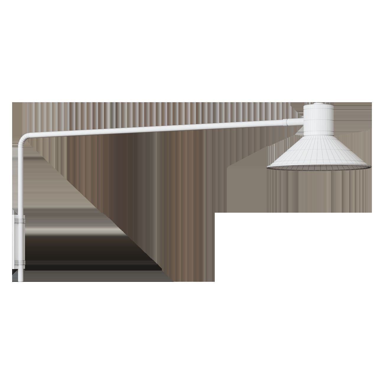 Wall lamp Plass black 3D model_3