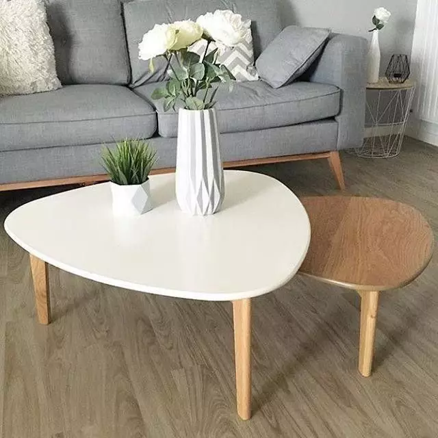 nesting coffee table Low-poly 3D model_0