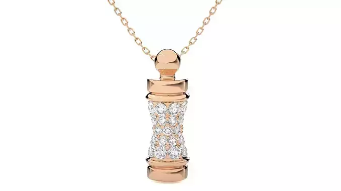 Women pendant 3dm stl render detail 